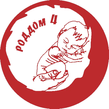 Логотип ГКП на ПХВ «Городской родильный дом № 4» Управления здравоохранения города Алматы